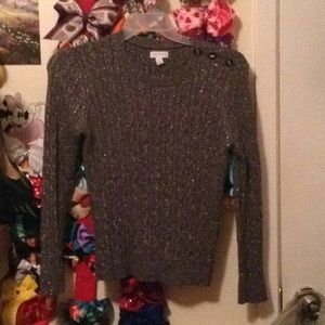 Charcoal and silver sweater